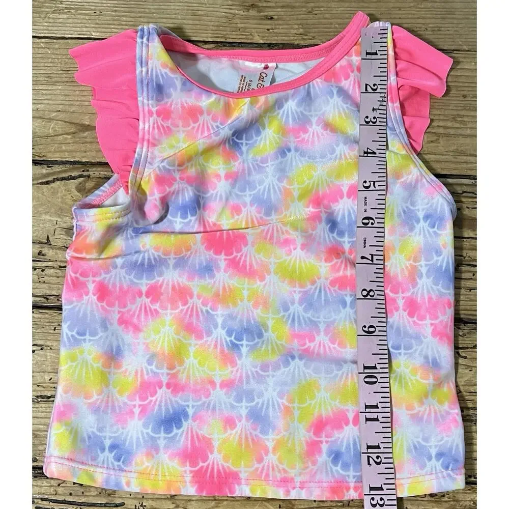 Cat & Jack Girl's Size 6x Multicolor Swimsuit NWOT
